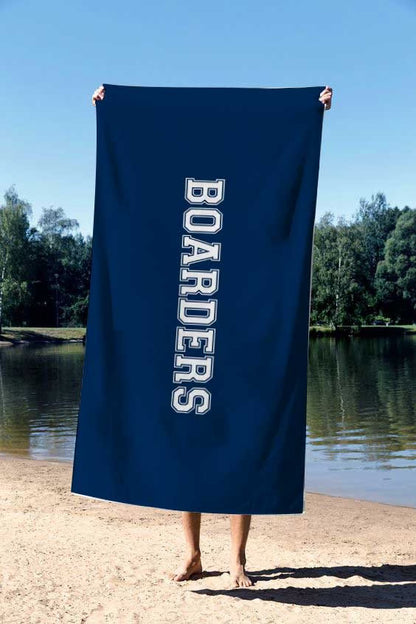 Navy Beach Towel