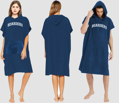 Navy Hooded Towel