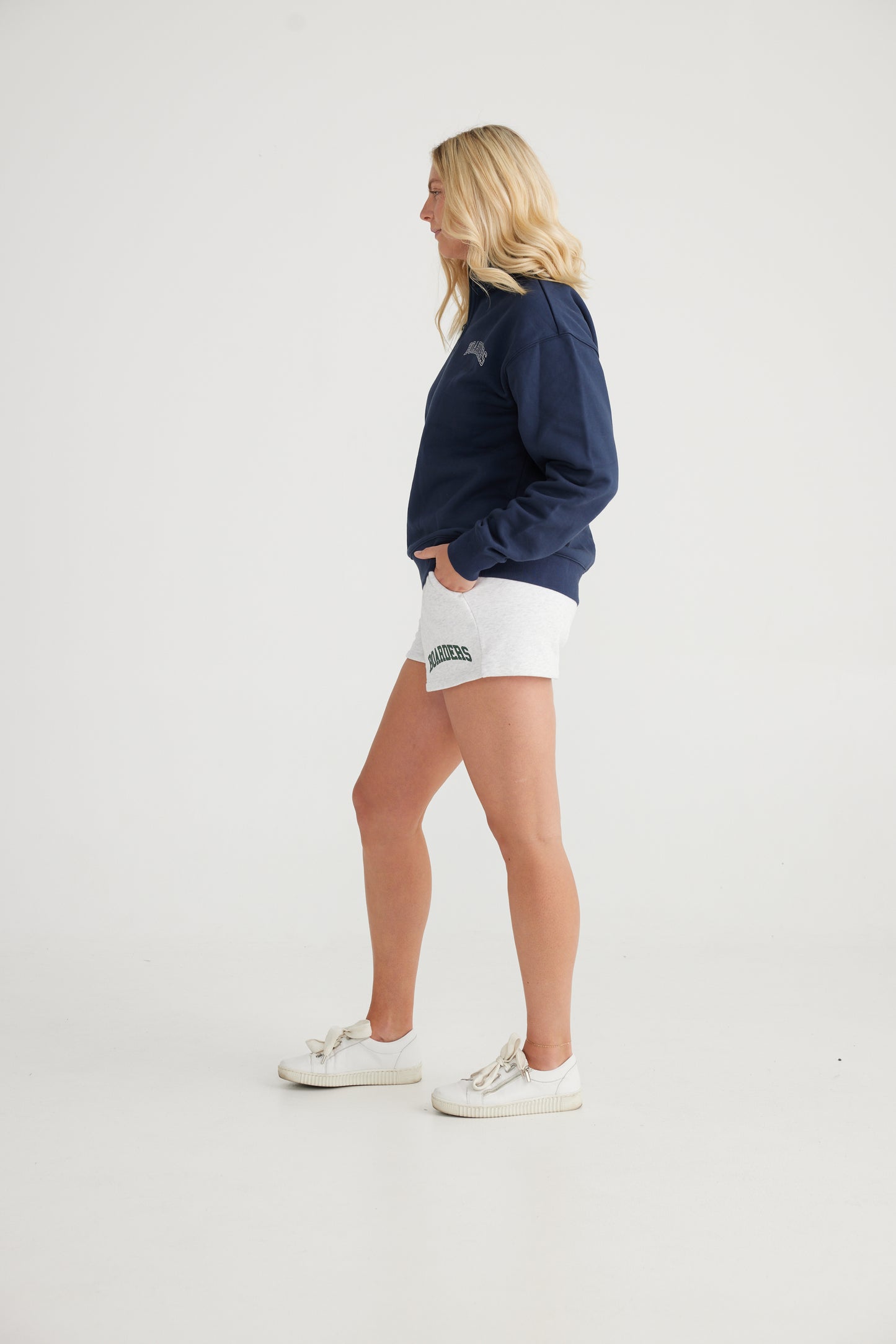 Unisex Quarter Zip Navy