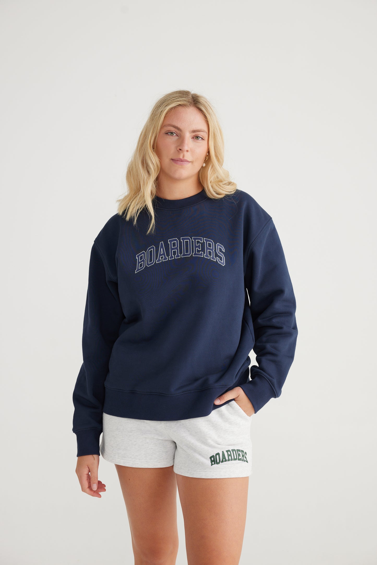 Unisex Crew Neck Navy